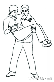 抱持法:使用老幼,体轻,没有骨折,伤势不重者,是短距离搬运的最佳方法.