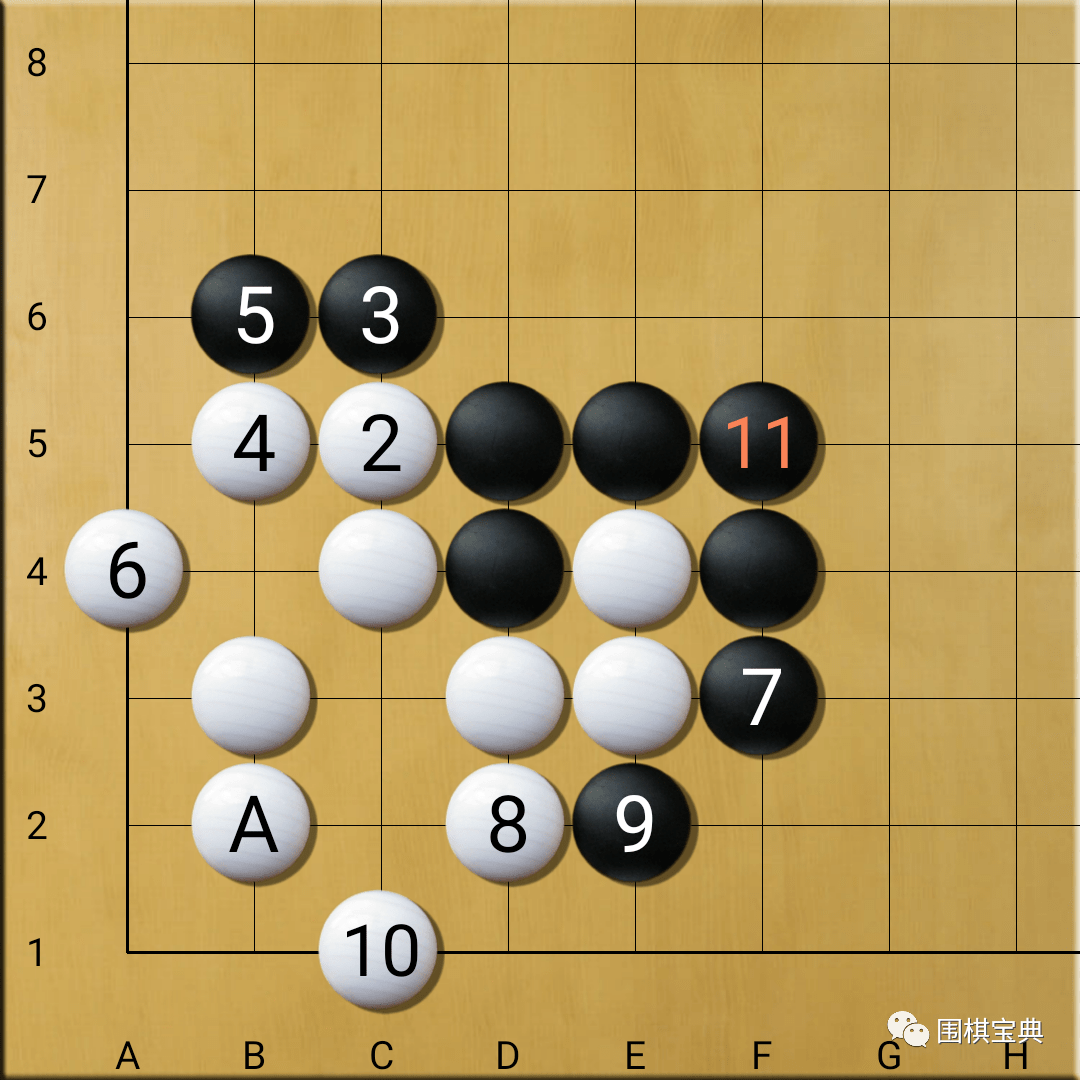 棋形急所115:黑先手筋题5月17日_围棋