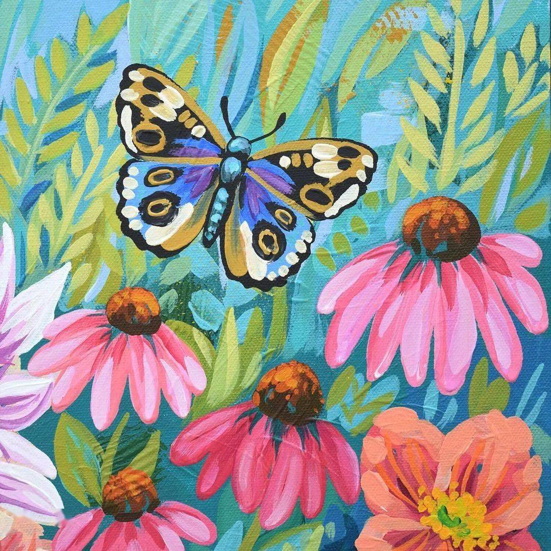 丙烯平涂装饰效果好强大太美了吧反手就是一个赞