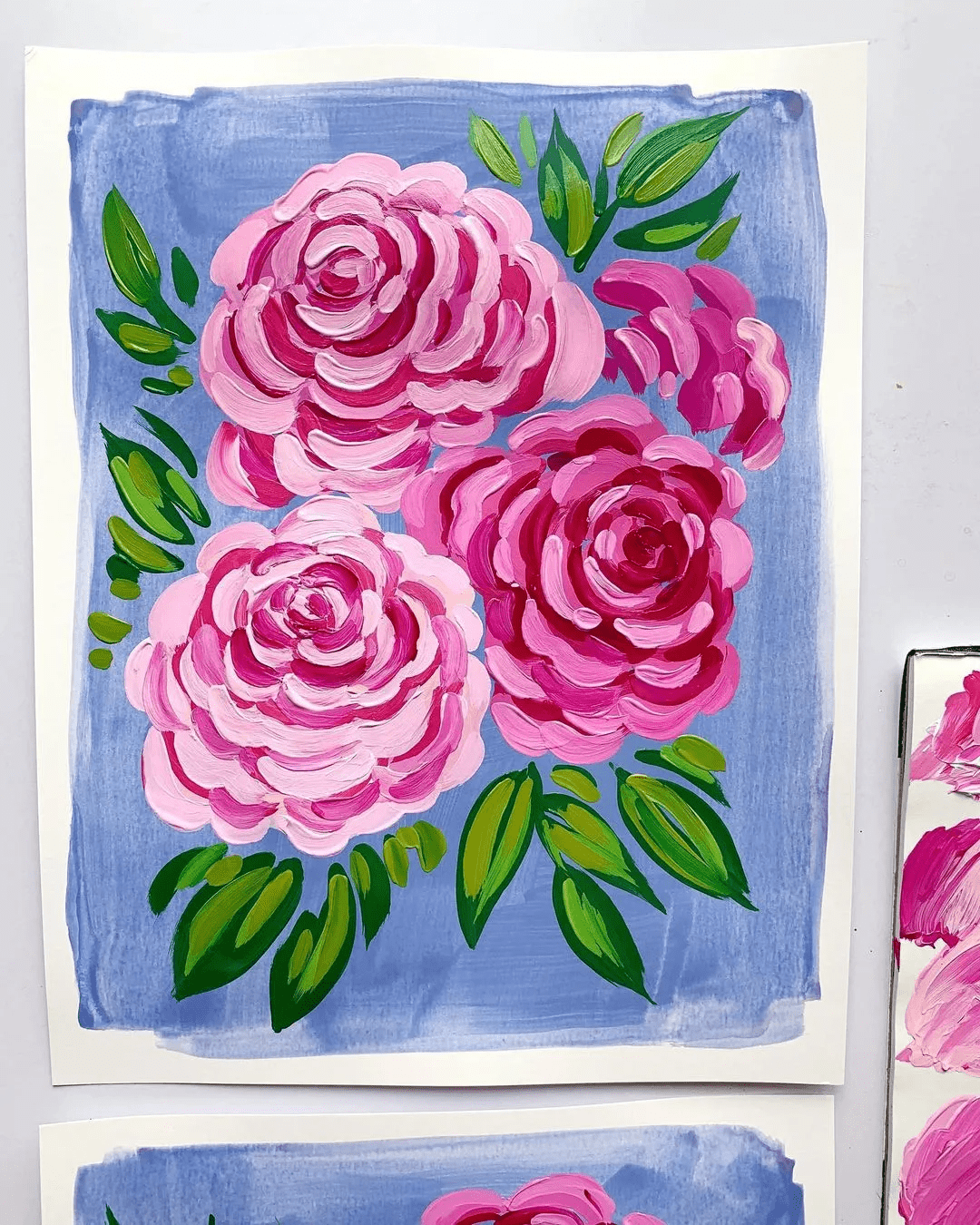 丙烯平涂装饰效果好强大太美了吧反手就是一个赞