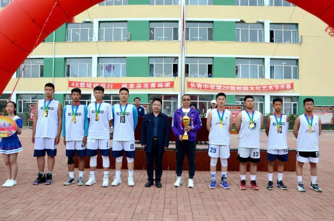 最终长青中学,敖其中学,莲江口中学分别获得初中组冠亚季军,松北高中