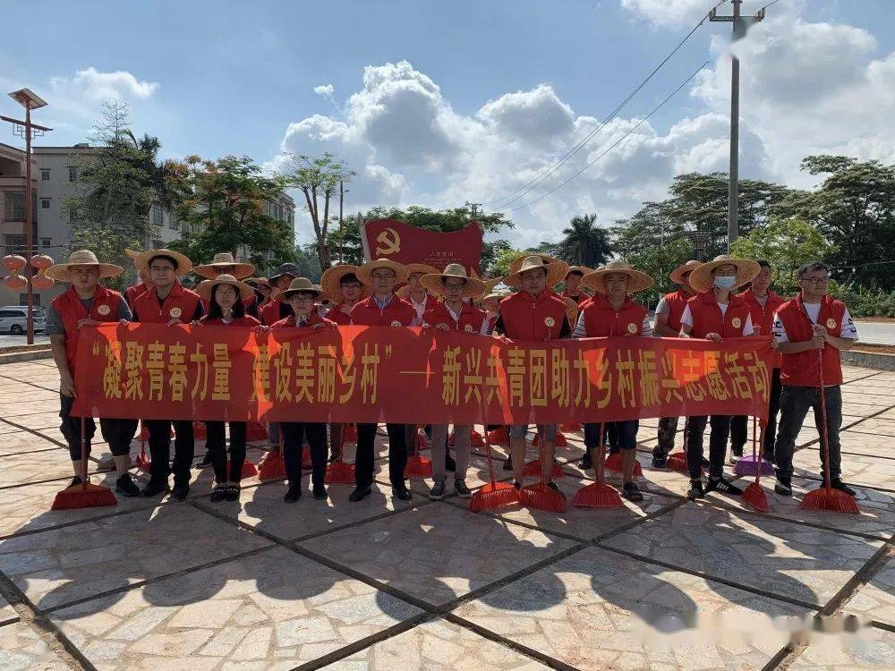 青年助力乡村振兴志愿活动,团县委全体班子成员和水台镇团委负责人
