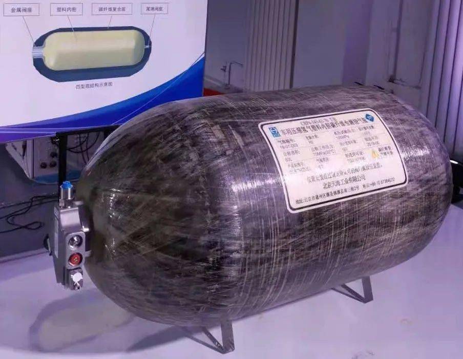 京城机电丨攻克卡脖子技术天海工业推出新一代车载储氢气瓶iv型瓶