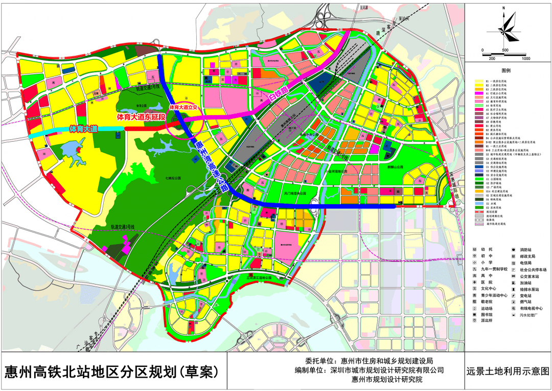 惠州江北控规分布图图片