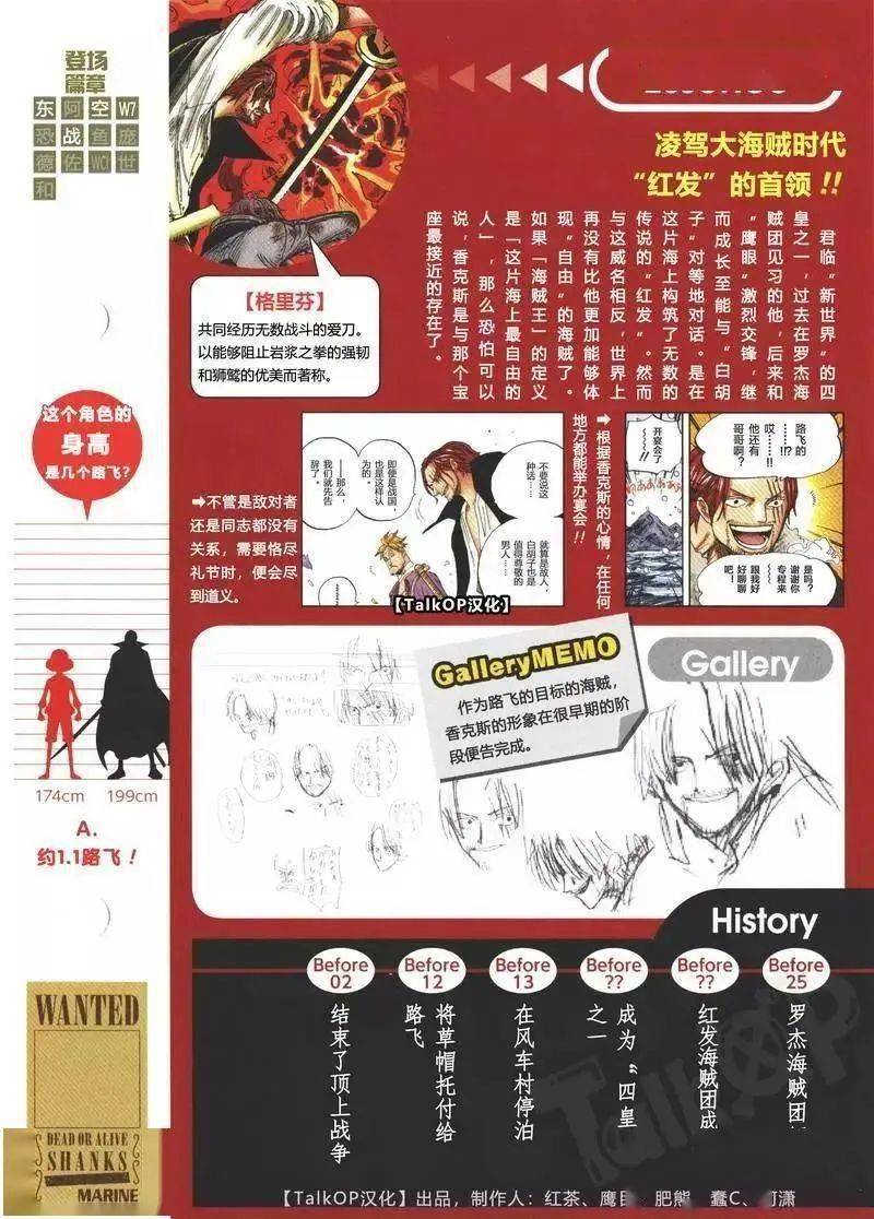 海贼王尾田认证:香克斯是完美角色_生命卡