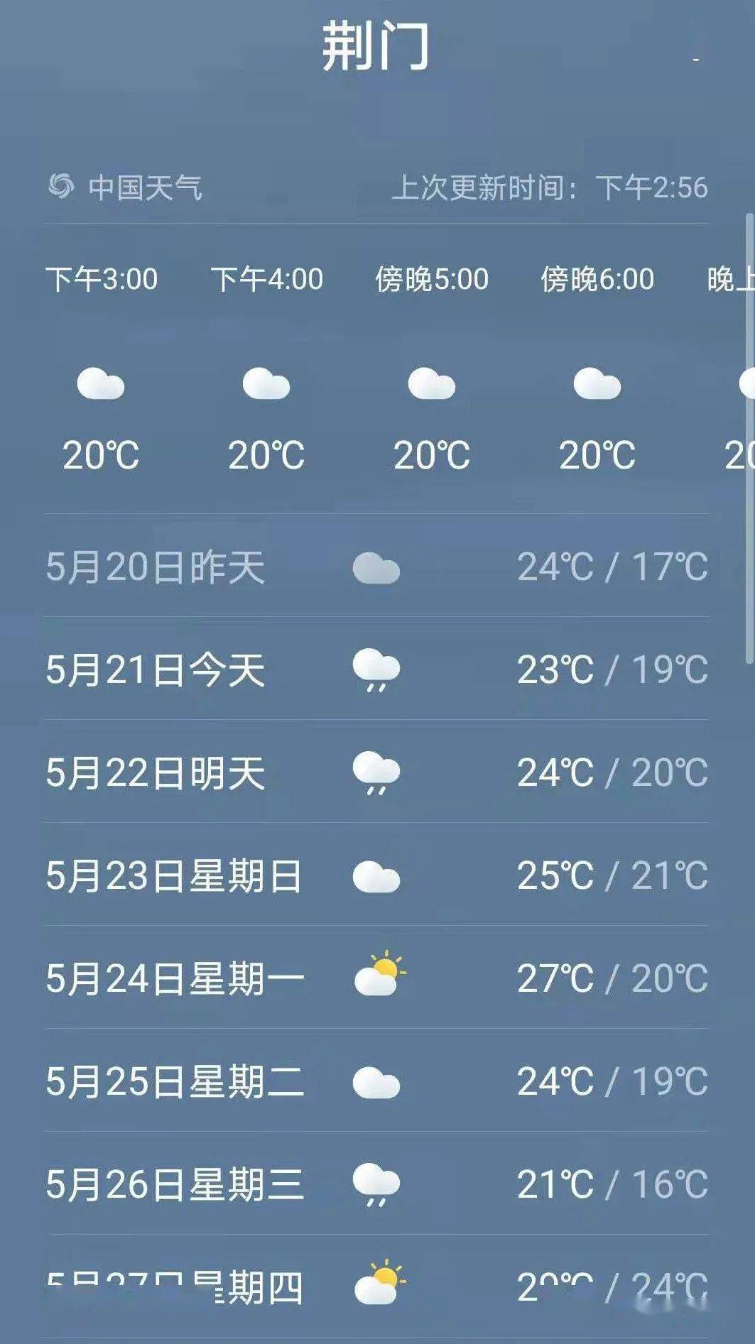 荆门天气预报图片