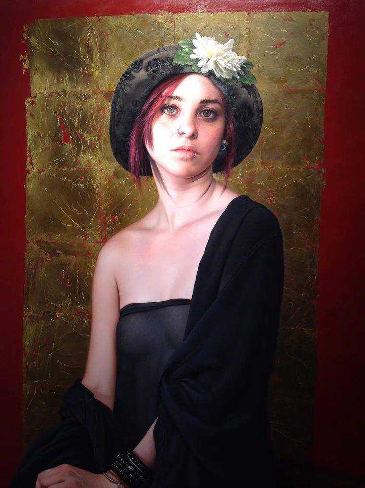 美国画家谢里丹的超写实人物油画艺术作品