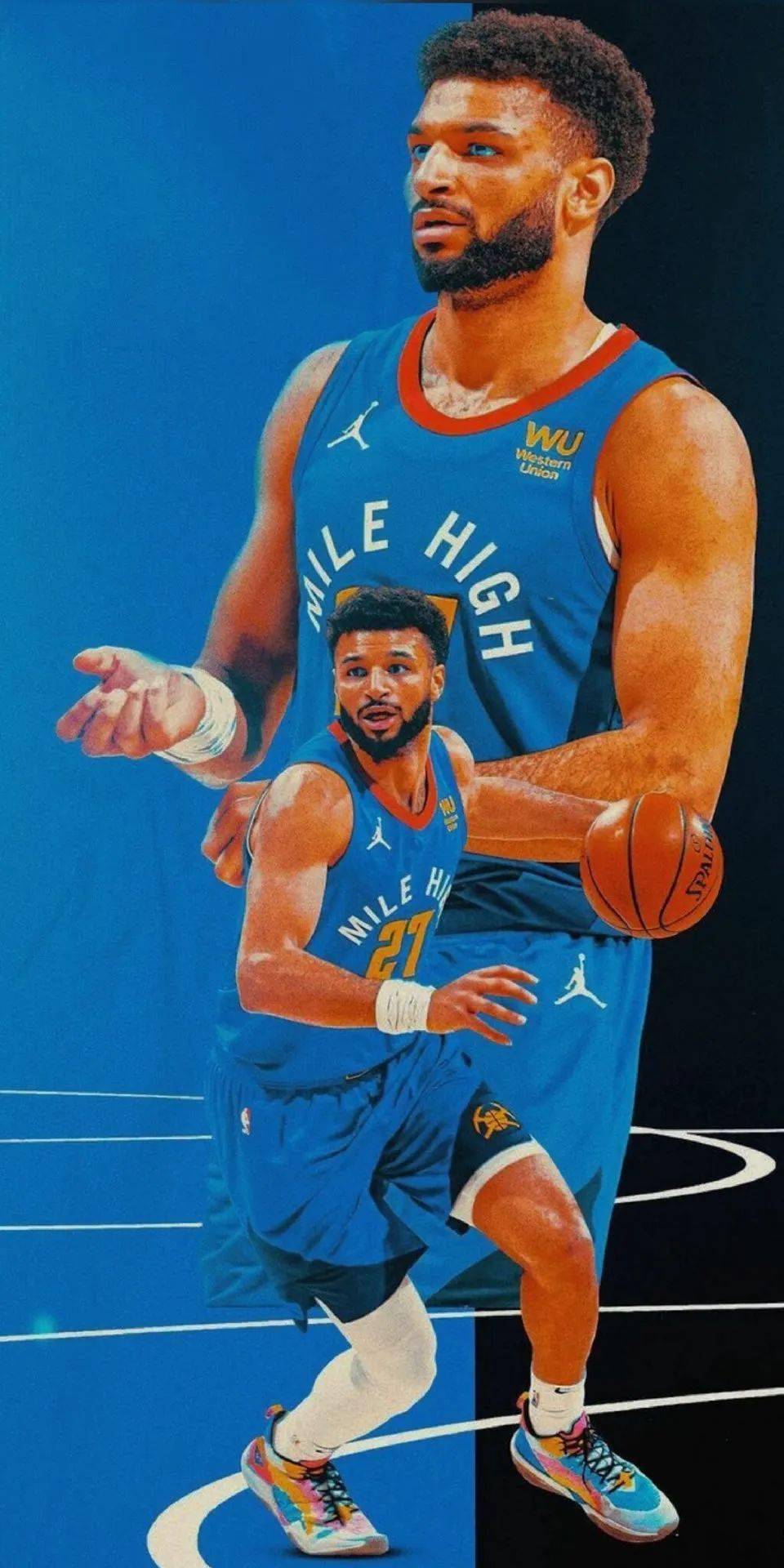 篮球壁纸你们最爱的球星特效大图又来一波