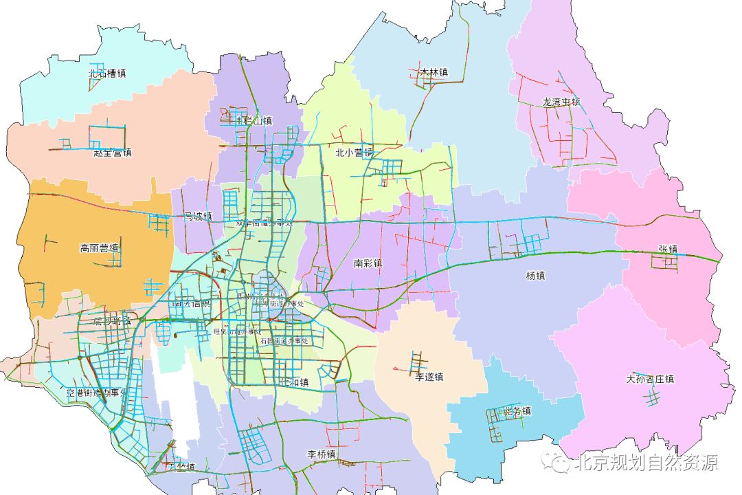 顺义区杨镇地图图片
