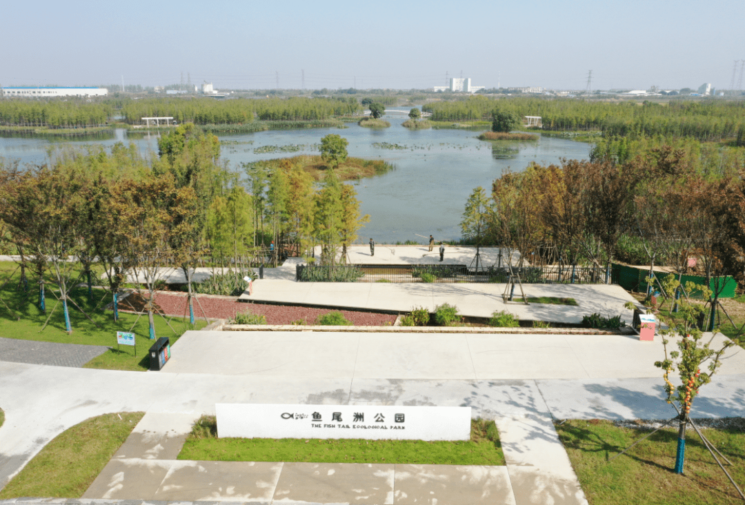 午後時分,夕陽西下,夜晚時刻魚尾洲公園展現出怎樣的風采前方一大波美