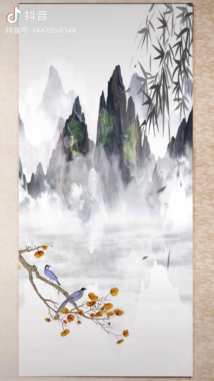 画远看山有色近听水无声春去花还在人来鸟不惊古诗古诗古韵dou小助手