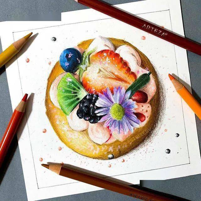 彩铅静物手绘