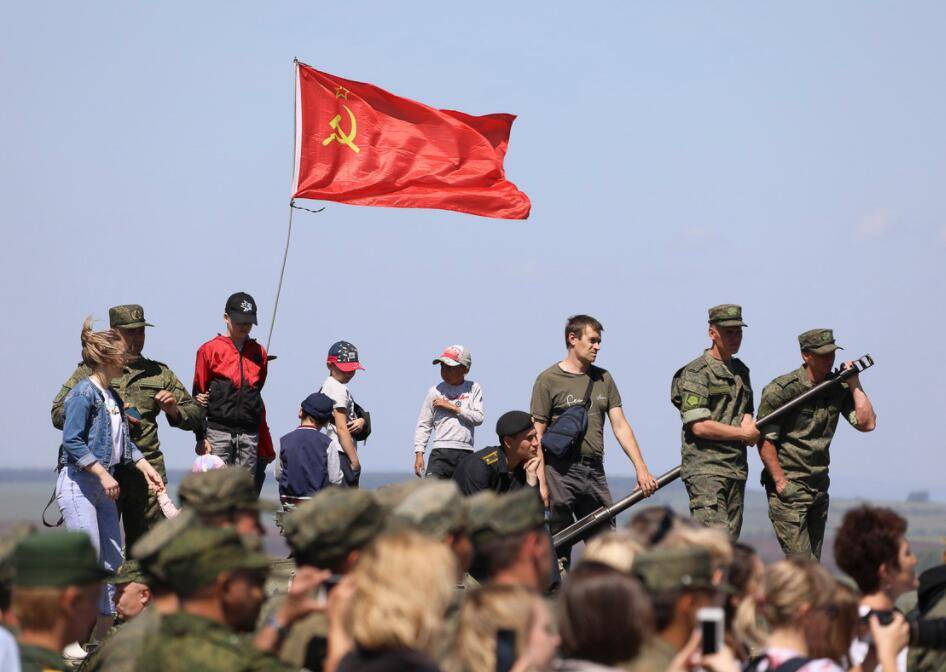 苏联中国国旗合照图片