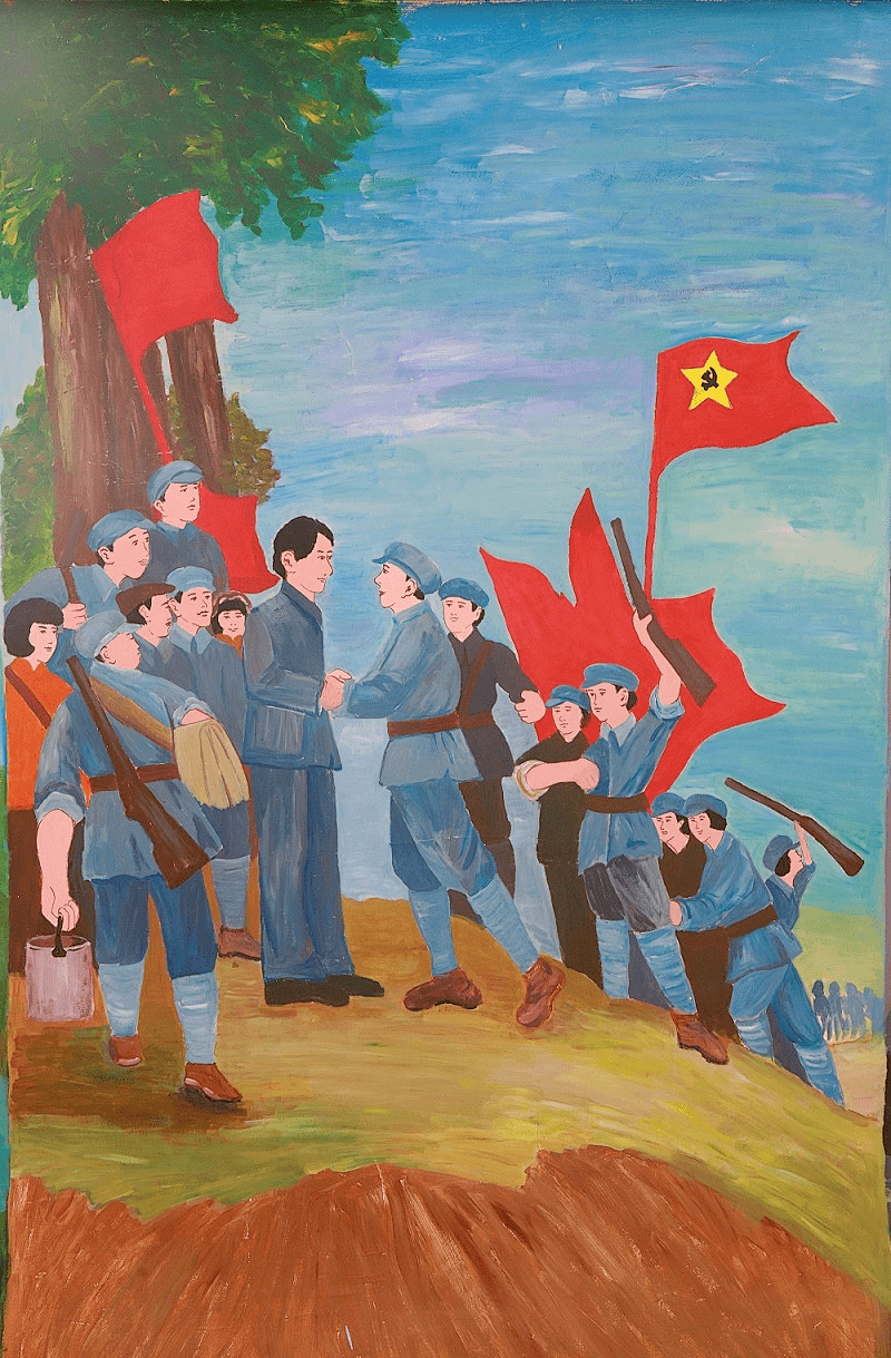 【奋斗百年路 启航新征程·学党史 悟思想 办实事 开新局】绘红色画卷