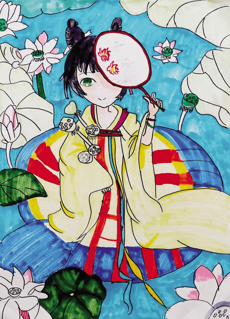 童心向党稚绘辉煌少儿美术展演作品选登一