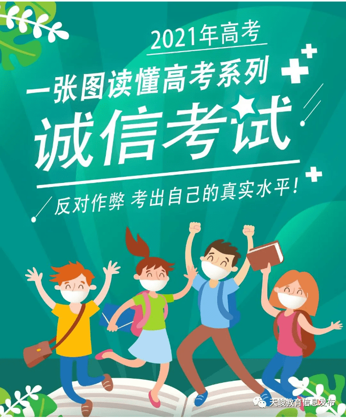 2021年一张图读懂高考系列之一诚信考试