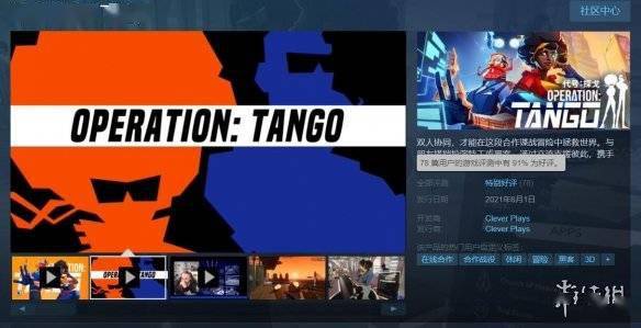 代号探戈steam好评发售 代号探戈游戏怎么联机 需要买2次吗 通行证