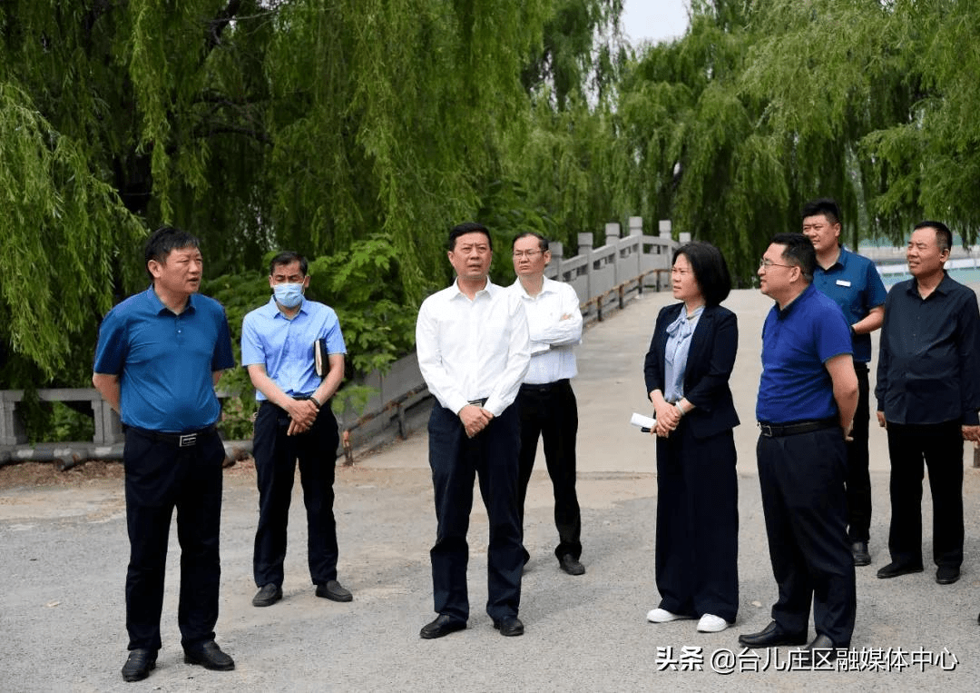 台儿庄:陈永生调研古城周边环境和重点项目建设情况_景区