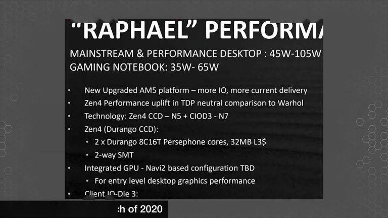 AMD 幻灯片曝光下一代 Zen 4 处理器：采用6nm工艺制造，将配备16 核双 CCD