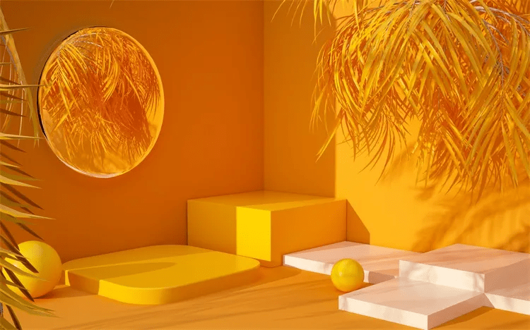 25款简约大气的c4d场景作品欣赏