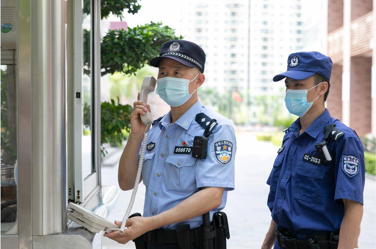 答好高考安保卷一名福田警察的送考日记