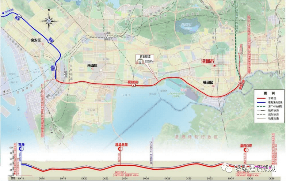 深圳都市圈計劃今年內新開工5條城際鐵路,包括深惠城際前海保稅區至坪