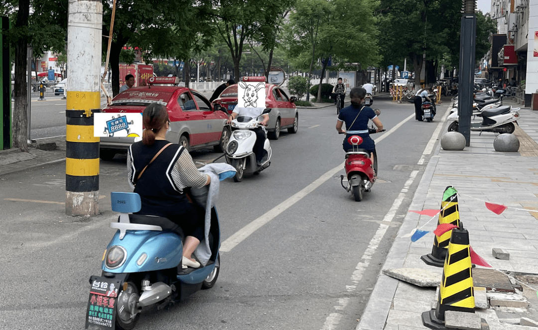 文明桐城,遭遇电瓶车的尴尬