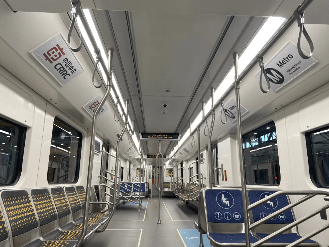 洛杉矶地铁新车图片