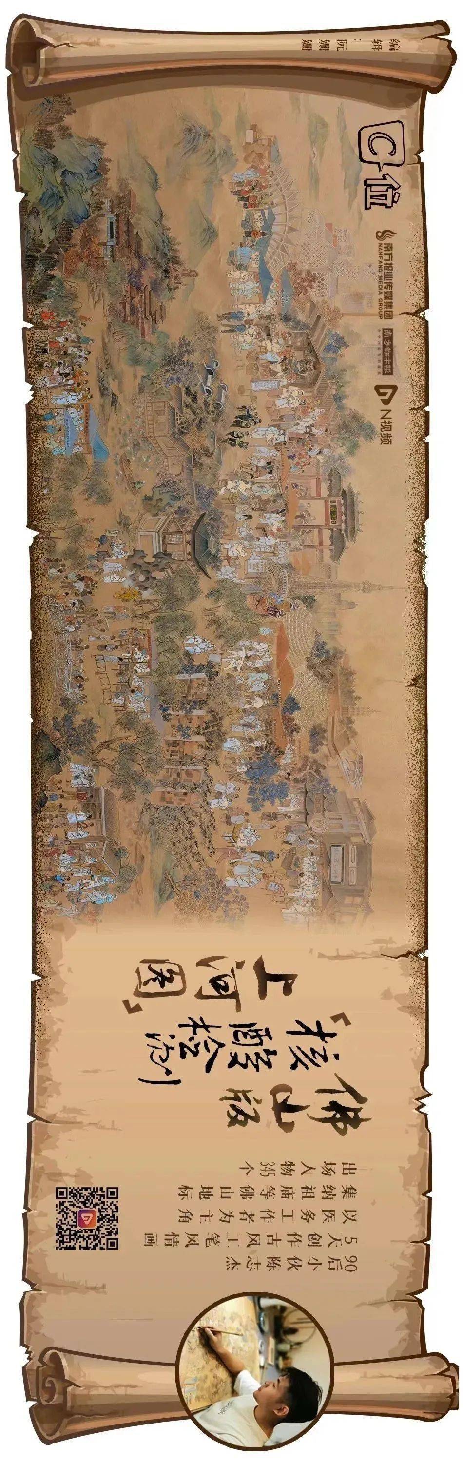 点赞!90后小伙绘制「核酸检测上河图」火了