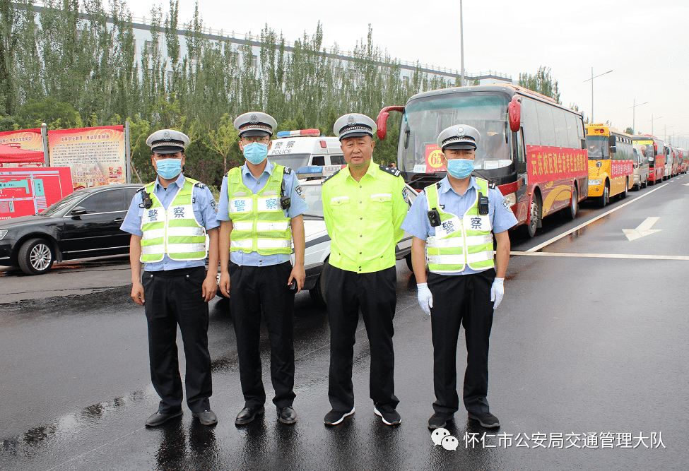 警务资讯怀仁市公安局交通管理大队圆满完成2021年高考交通安保工作