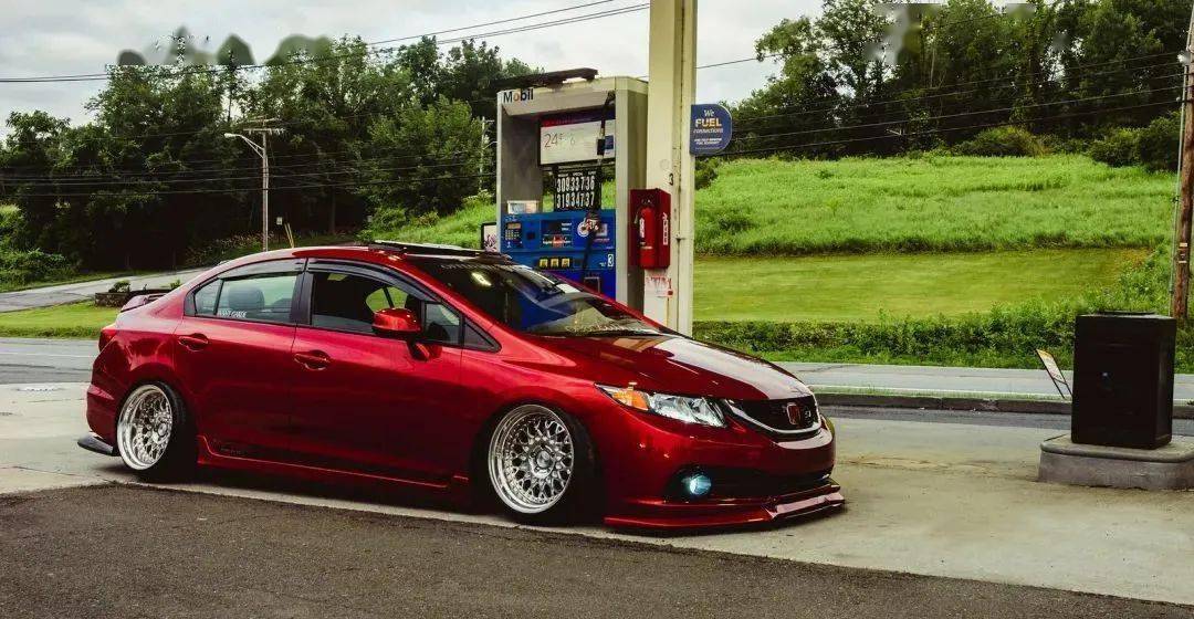 思域si红唇美妆诱惑你 低趴改装案例