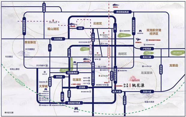 6969轨道交通:贵阳南明河壹品所在位置暂无修建与规划的轨道交通.
