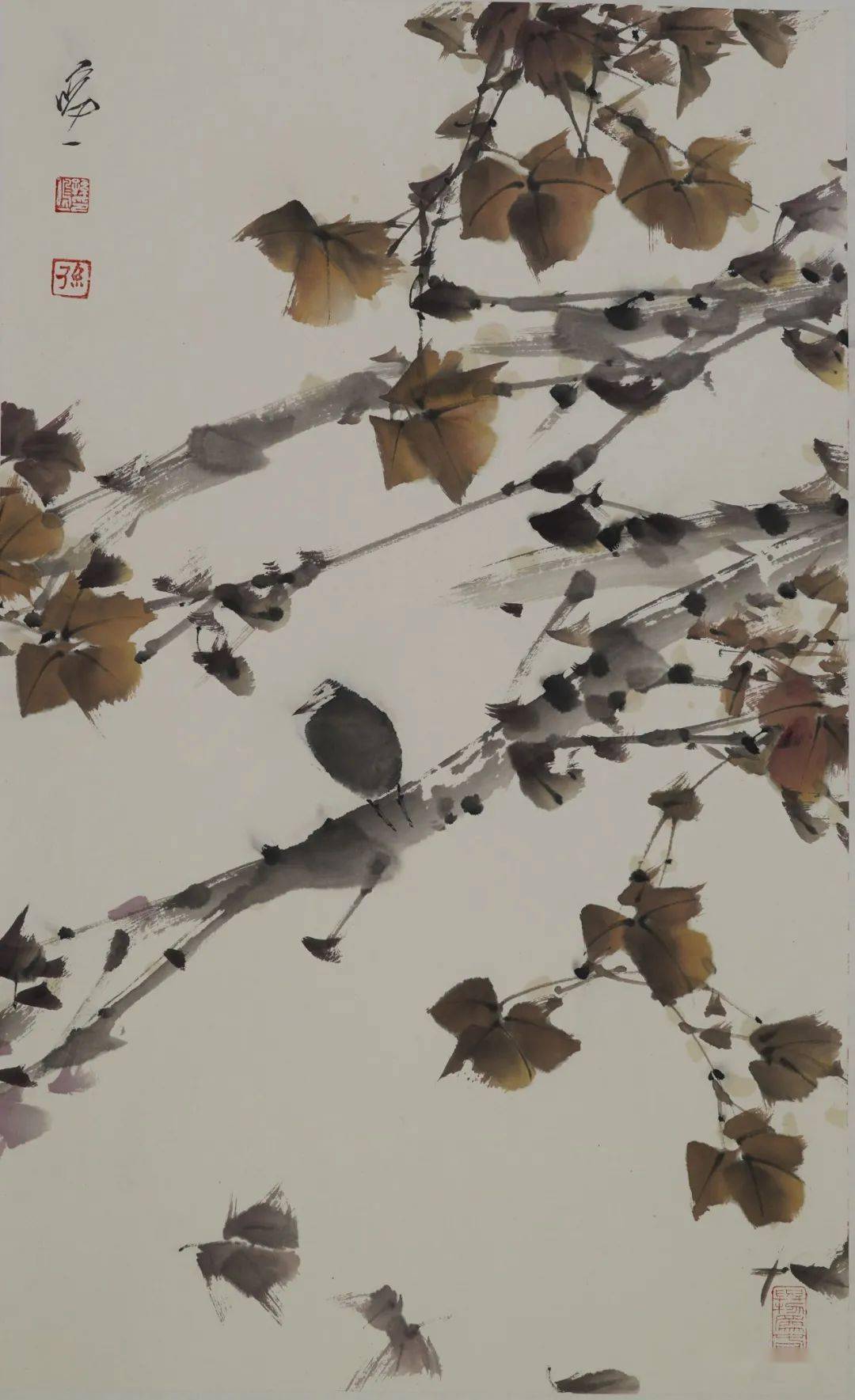 心静手闲试涂鸦孙鸣一水墨画展