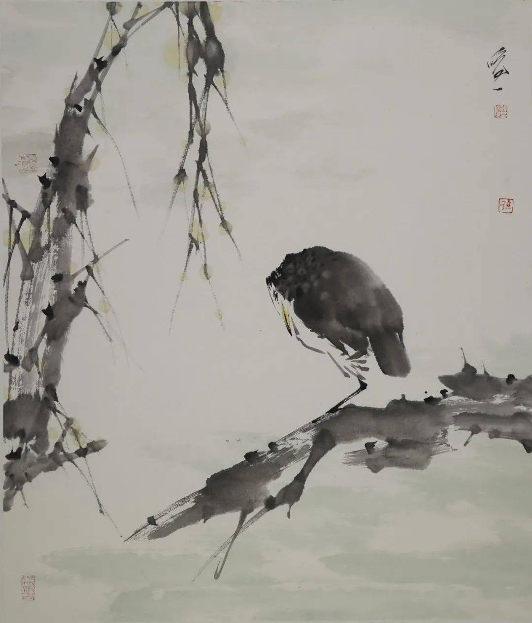 心静手闲试涂鸦孙鸣一水墨画展