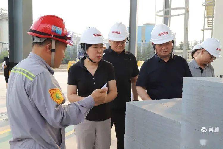 刘一凡一行首先来到东方希望(三门峡)铝业有限公司,实地察看了渑池县