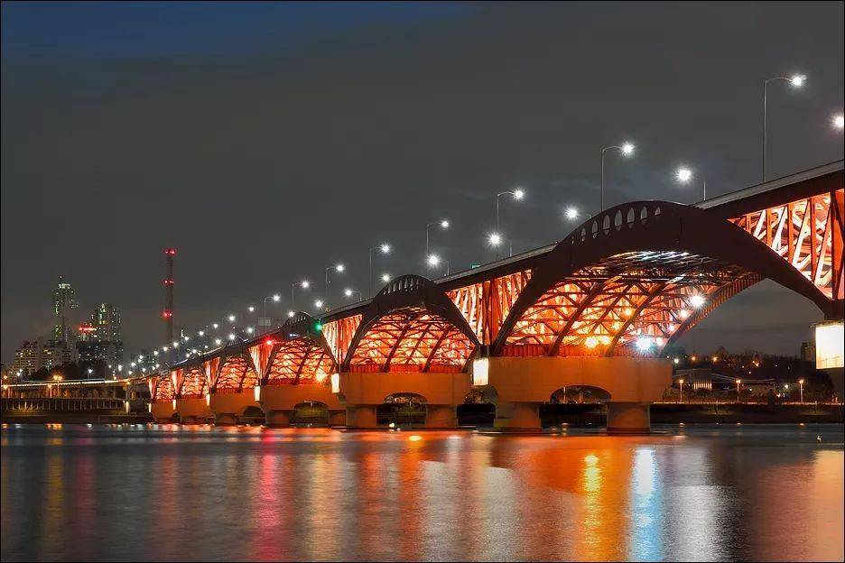 乘地铁游首尔之汉江夜景