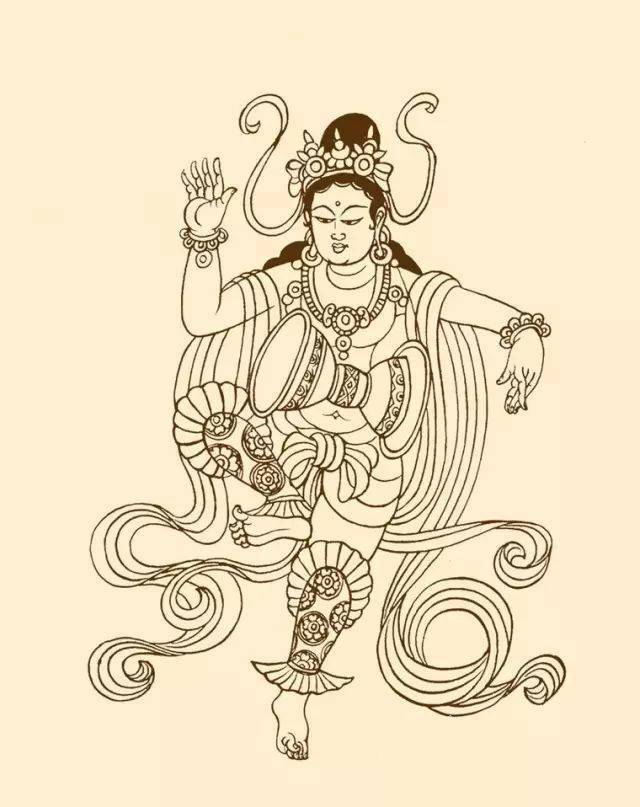 敦煌石窟壁画手稿