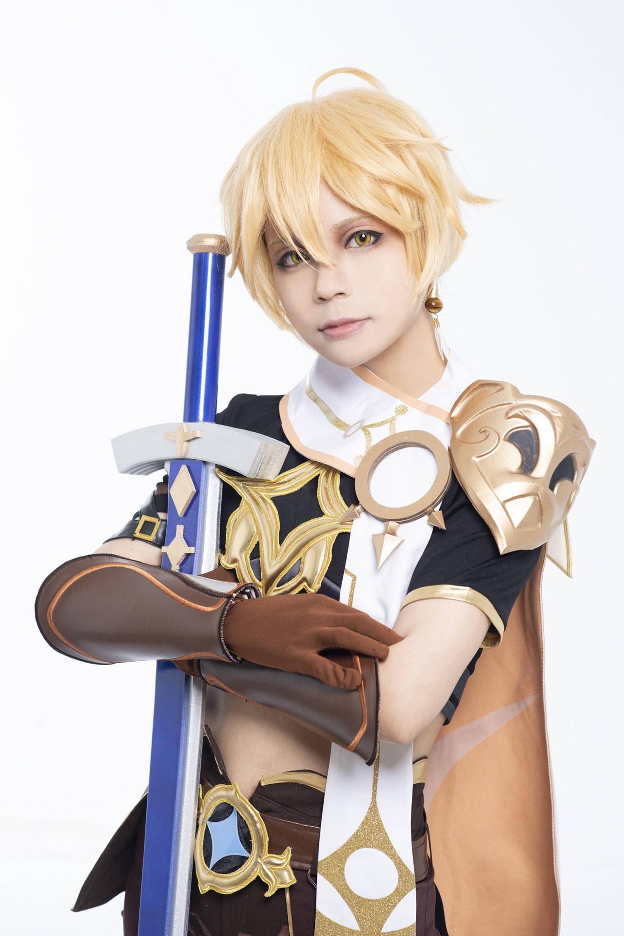 原神旅行者空cosplay