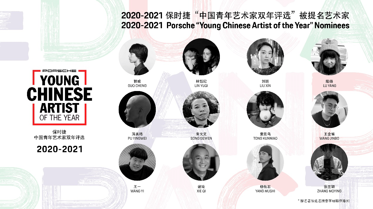 2020-2021保时捷“中国青年艺术家双年评选”提名名单揭晓