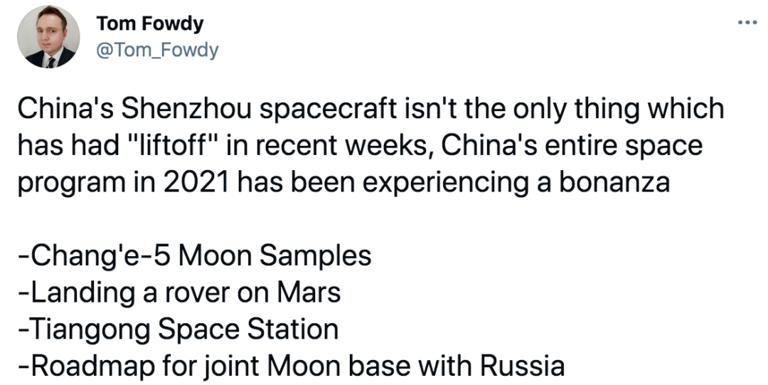 月球|神舟十二号载人飞船发射圆满成功！外媒及网友热评：里程碑式的创举！