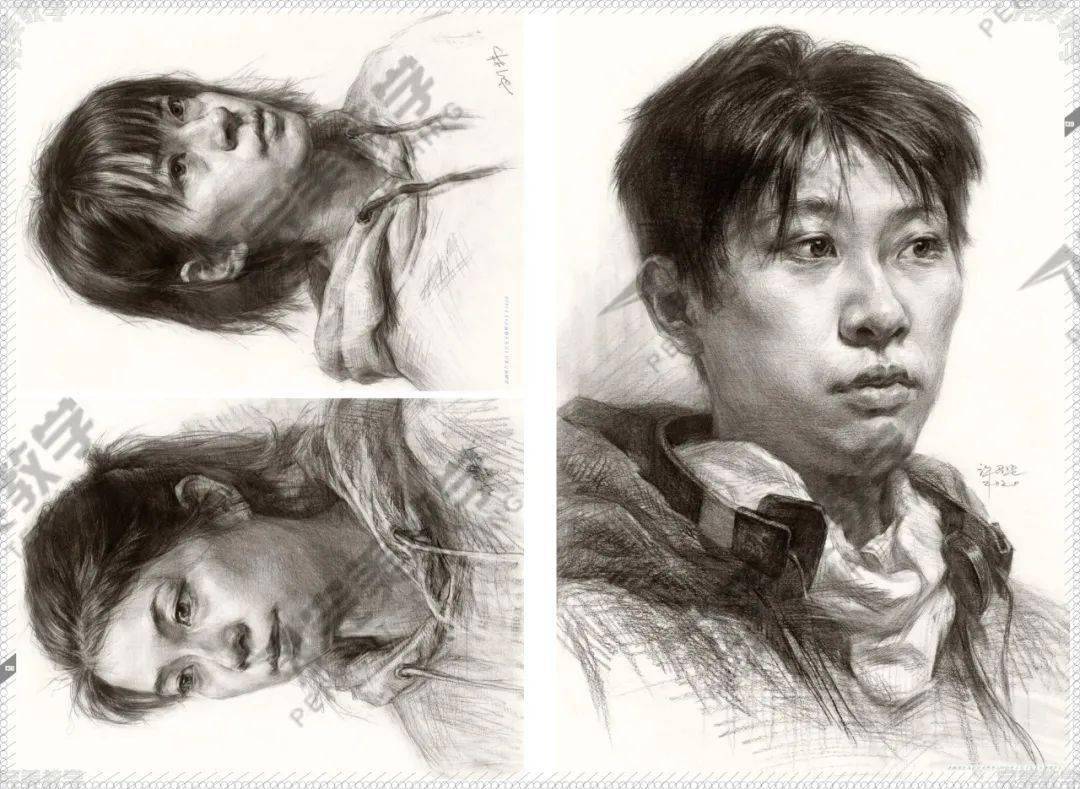 杨慎修一起画石膏像素描头像表现直接了当易出效果充分深入刻画教学