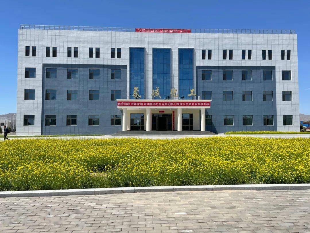 走进位于河西堡化工循环经济产业园的金昌氨碱源化工有限公司的生产