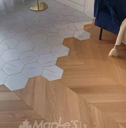 主材知识分享地板花式拼铺有我态度