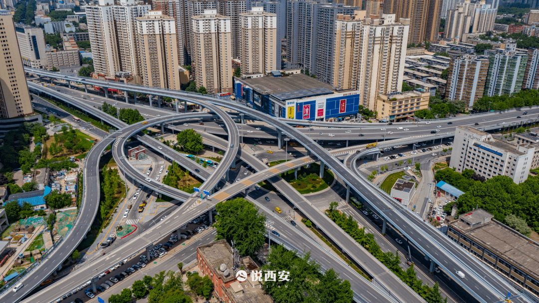 420万机动车背景下西安这些桥隧快速路即将建成