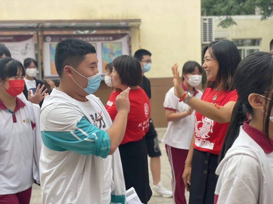 锦鲤出征学考必胜北方工大附校学考送考纪实1