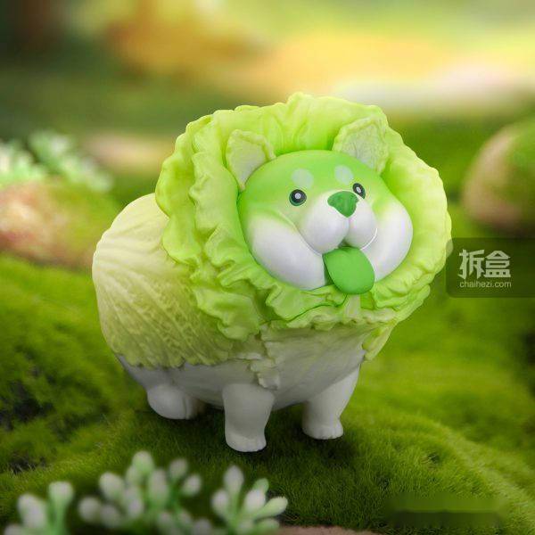 dodowo朋吉蔬菜精灵盲盒菜狗香菇貂蓝花鼠潮玩摆件