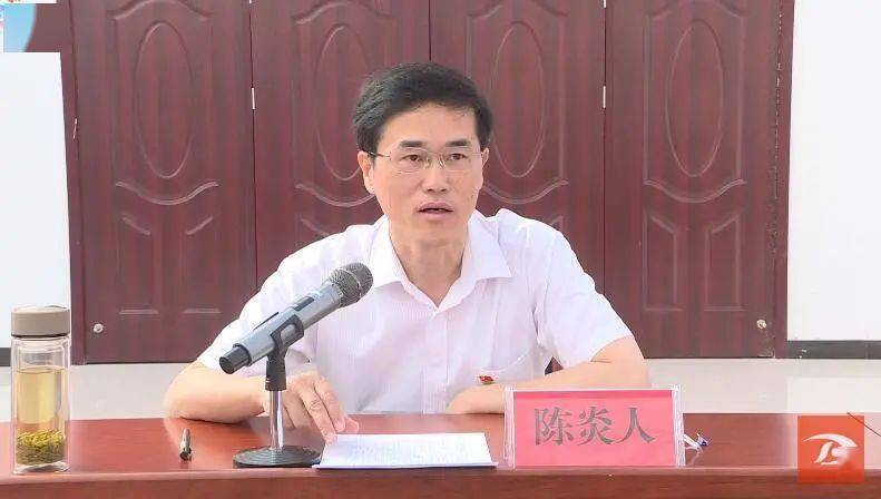 6月24日上午,酒泉市委常委,敦煌市委书记陈炎人在郭