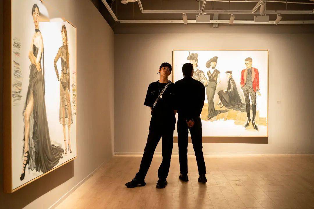 陈丹青shallow个展开幕画中模特带你来看