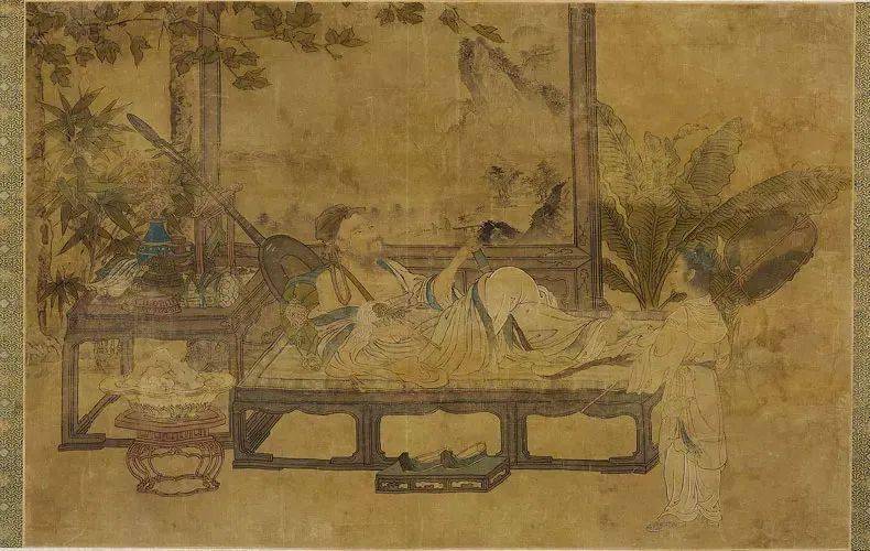 中国真正的风雅古画中的榻桌椅凳