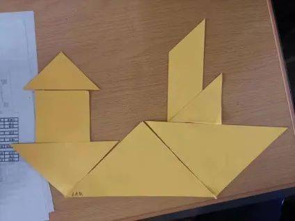 享学习乐趣实高附中学术节七年级数学学科周开展七巧板拼图比拼活动